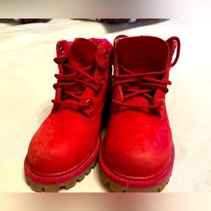 Timberlands size 7c in toddlers